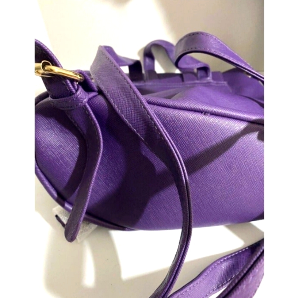 NEW Monat Purple Backpack Purse - Picture 2 of 6